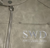 Southwest District Premium Bikerjacke Hellgrau | Runenstick