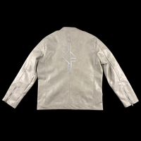 Southwest District Premium Bikerjacke Hellgrau | Runenstick