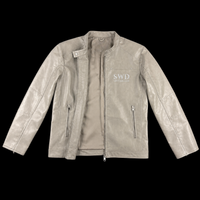 Southwest District Premium Bikerjacke Hellgrau | Runenstick