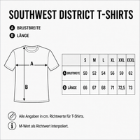 Invasion T-Shirt – Futuristisches Sci-Fi Design | Southwest District | Unisex Schwarz