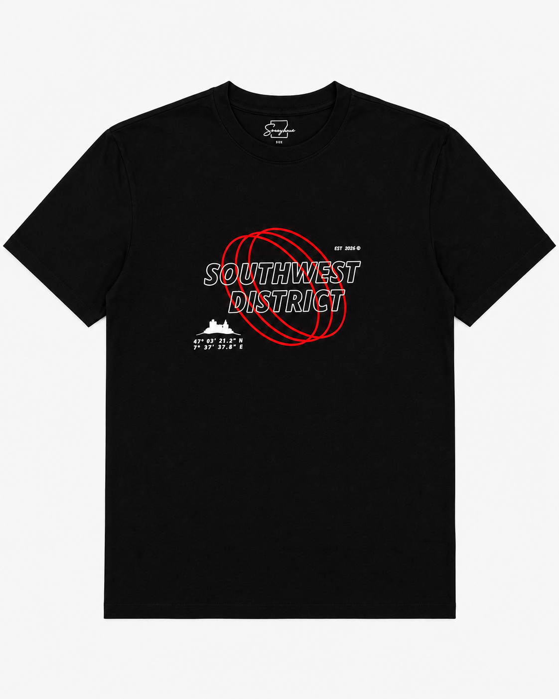 Southwest District Orbit T-Shirt – Schwarz
