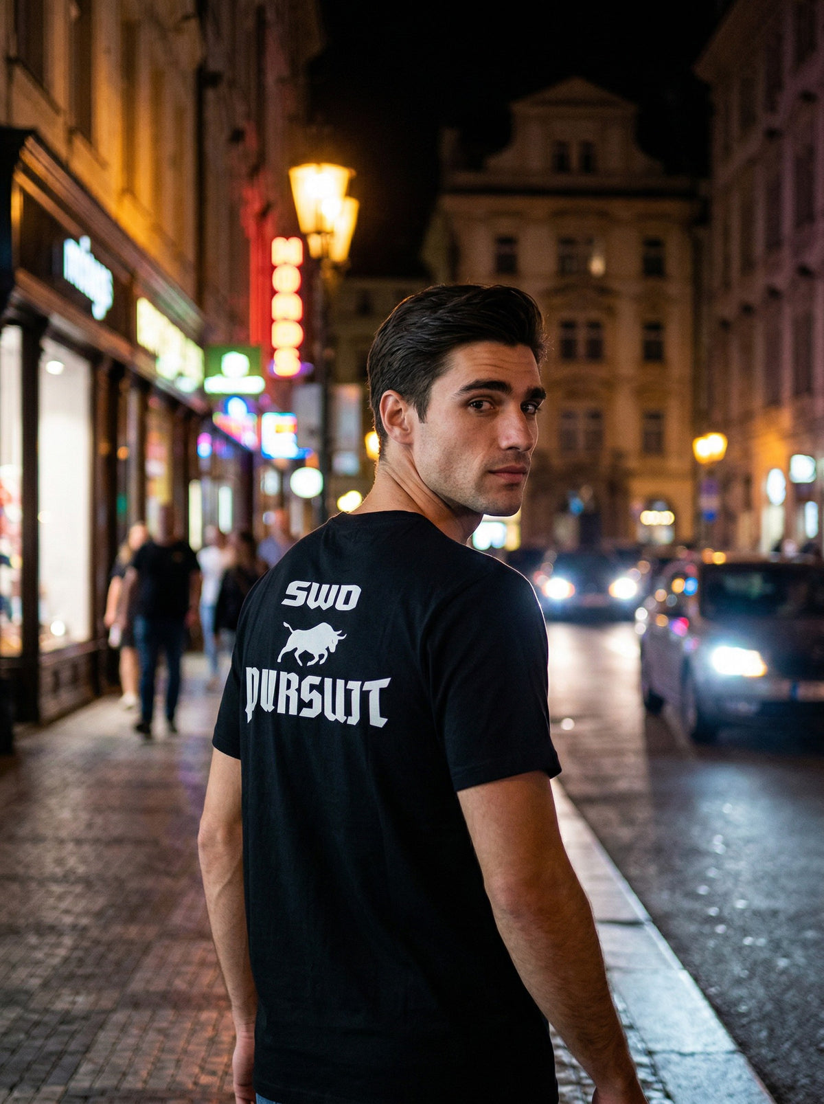 SWD PURSUIT T-Shirt – Black Streetwear Edition