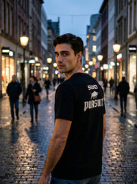 SWD PURSUIT T-Shirt – Black Streetwear Edition