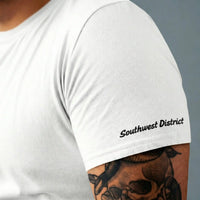 Southwest District T-Shirt Unisex Runen personalisierbar – Name in Runen, Schwarz