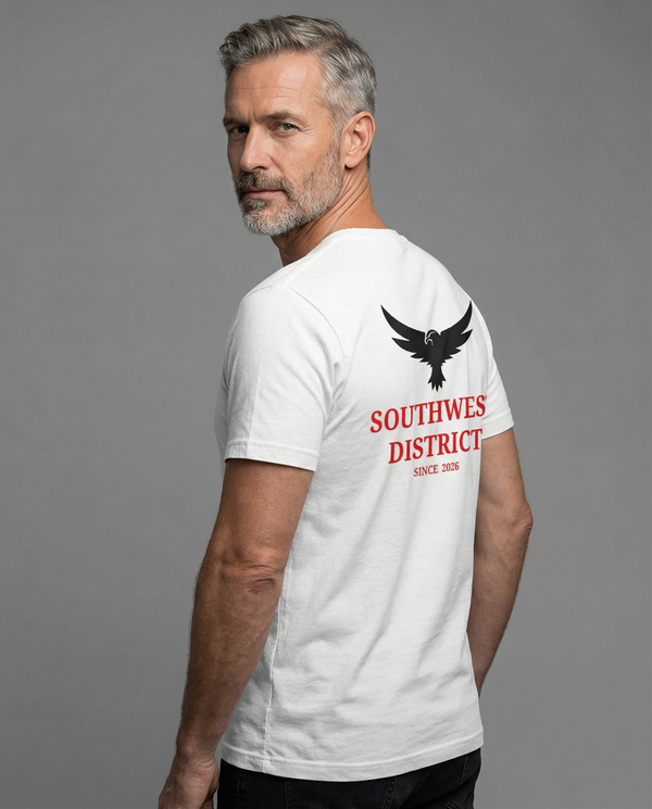 Southwest District T-Shirt – Adler Edition Weiß