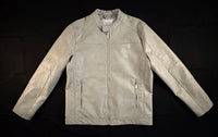 Southwest District Premium Bikerjacke Hellgrau | Runenstick | Gr. XL