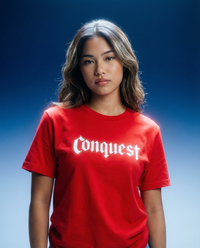 Conquest T-Shirt, Rot-Weiss