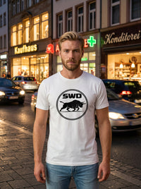 SWD Bull Logo T-Shirt – White Street Edition