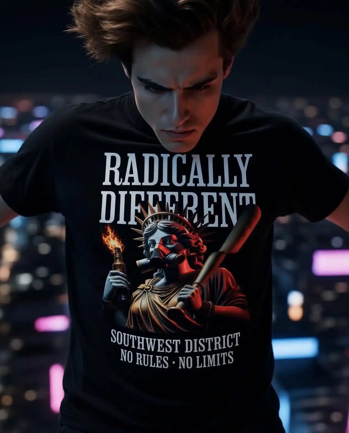 Southwest District T-Shirt Unisex "Radically Different" – Limited Drop, Schwarz