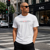 Southwest District T-Shirt Unisex "Legendary" – Minimalist Print, Weiss