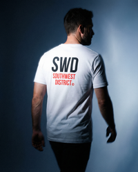 SWD Signature T-Shirt – White Edition (Slim Fit)