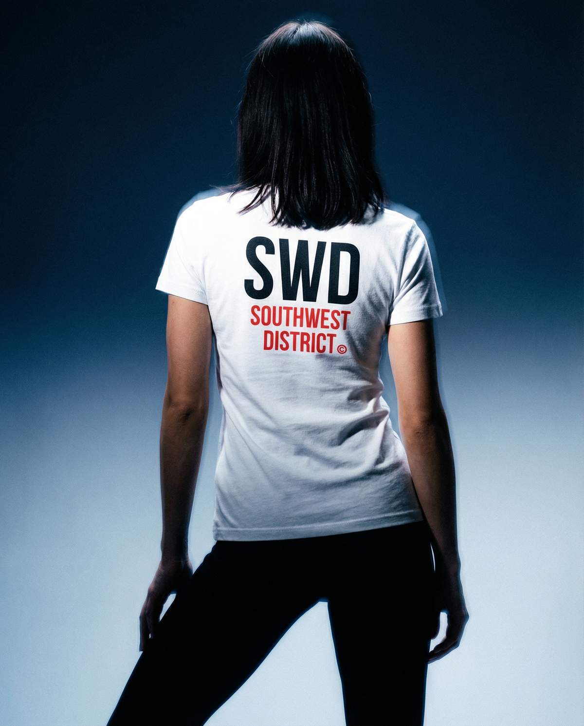 SWD Signature T-Shirt – White Edition (Slim Fit)